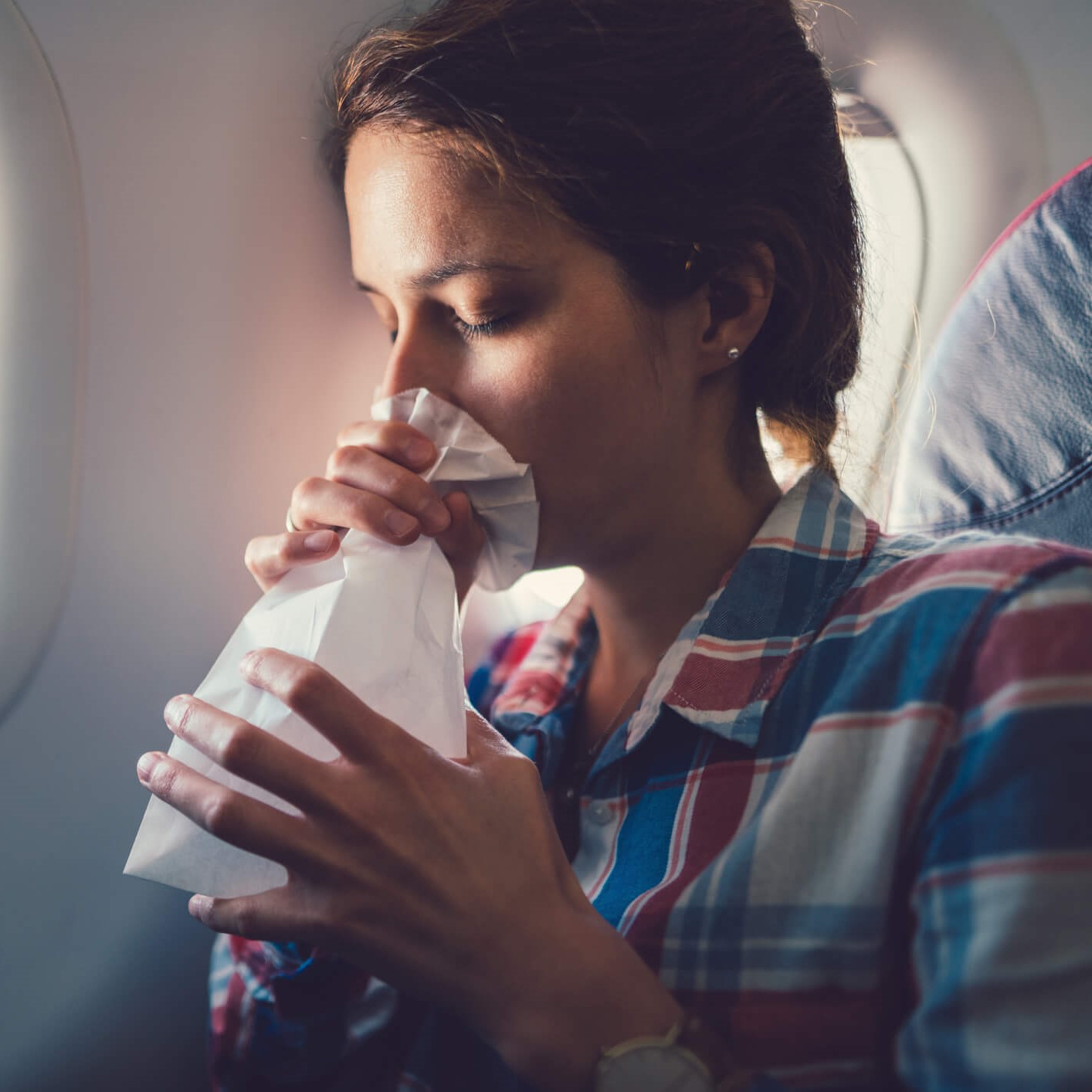 Dramim para acalmar a noiva no avião